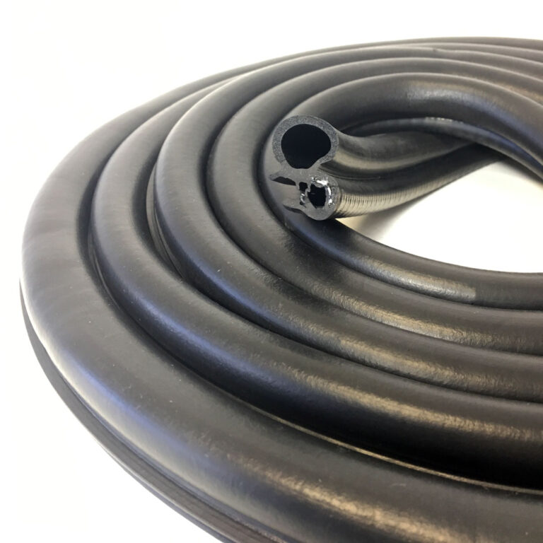 Large Rubber Car Door Seal Weatherstrip Body Mounted Side Bulb